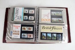 GB stamps, presentation packs 1970s to 1980s housed in three albums (3)