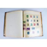 Stamps, World, sorted in six albums and jars etc. (qty)