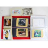 Stamps, GB, PHQ cards, collection in folders and tins (qty)