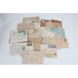 Stamps, India commercial covers and cards, mainly GV but some earlier inc QV (qty)