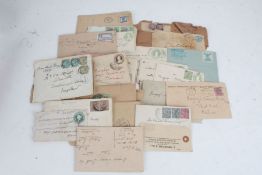 Stamps, India commercial covers and cards, mainly GV but some earlier inc QV (qty)