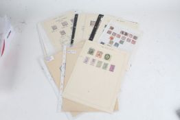 Stamps, GB QV 1d black (poor), useful SP and others on leaves