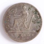 George III, Irish Bank Token, XXX Pence, 1808