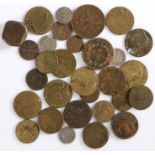 Gaming counters and Tokens, to include George III, George II, Victoria, Tokens and medals, (qty)