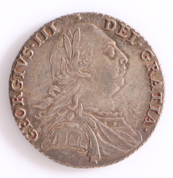 George III, Shilling, 1787 - Image 2 of 2