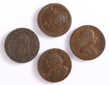 British 18th Century Tokens, Princess of Wales Half Penny 1795, Charles Roe Established the Copper