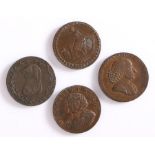 British 18th Century Tokens, Princess of Wales Half Penny 1795, Charles Roe Established the Copper