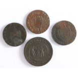 Tokens, to include North Wales Halfpenny, Cronebane Half Penny Associated Irish Miners Arms, Portsea