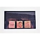 Stamps, GB 1867 5/- used (3)