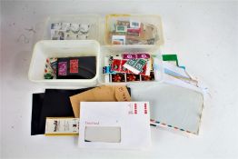 Stamps, GB, in boxes and packets (qty))