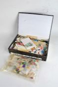 World stamps, box of assorted packets (qty)