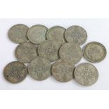 George V, a collection of pre 1947 Florins, 1922 x 12, (12)