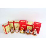 Six boxed Beatrix Potter Peter Rabbit figures, Royal Doulton Bunnykins, to include Captain's Wife