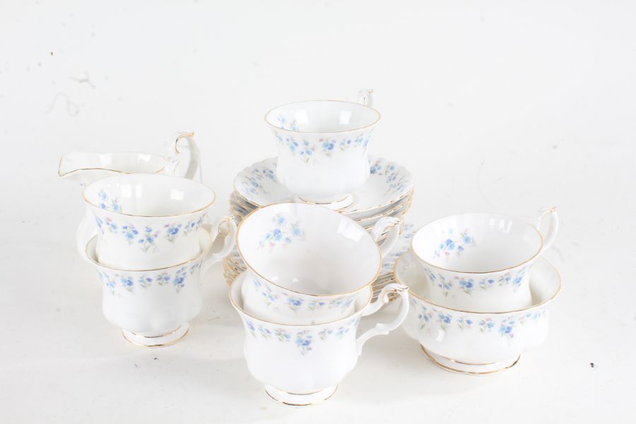 Royal Albert "Memory lane" pattern tea service, to include cups, saucers and jug (Qty) - 30.11.21-