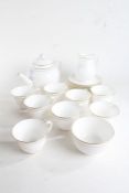 Royal Worcester "Contessa" tea service to include cups, saucers and a tea pot (Qty)