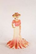 Coalport Ladies of Fashion figurine, Liz, 21cm high