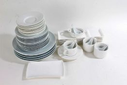 Collection of Maxwell Williams porcelain ware, to include cups, saucers, spoons, serving trays,