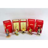 Five boxed Beatrix Potter Peter Rabbit figures, Royal Doulton Bunnykins, to include Romeo