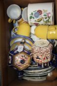 Decorative china, to include Royal Worcester vitreous soup tureen and cover, Arthur Wood imari style