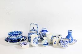 Collection of assorted ceramics, to include Royal Copenhagen plate, Delft ware, a signed