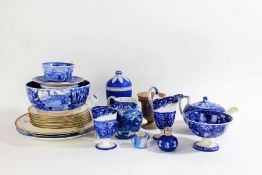 Collection of  various Wedgwood china, to include a miniature jasperware silver mounted loving