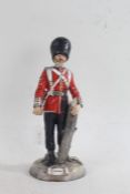 Michael Sutty, limited edition figure of a Grenadier, model no.25, 33cm tall