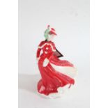 Royal Doulton Pretty Ladies figurine, Christmas Celebration, housed in its original box