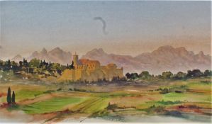 HRH the Prince of Wales, "View in South of France," a limited edition print, No. JZ02, with COA,