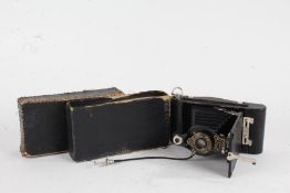 Kodak No. 2 Autographic Brownie folding camera, in original box