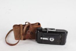 Kershaw Soho Raven folding camera, with an Anastigmat f/6.3 lens, and a Kodak Brownie No. 2