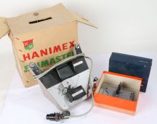Film editing, to include a boxed Agfa Klebepresse B 8mm film gluing press, and a boxed Hanimex