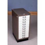 Bisley metal ten drawer chest, approx. 67.5cm high