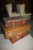 Three various suitcases, to include a Revelation case (3)