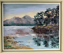 Gerald Hodgson (20th Century) Friars Crag Derwentwater, signed to the bottom right corner, titled