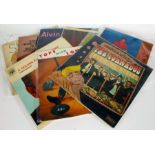 9 x Rock & Roll / Skiffle LPs. Lonnie Donegan (4) - Showcase (NPT 19012), 10" album. Lonnie (NPT