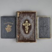 Drei religiöse Bücher - 19.Jh./um 1900, 1x Werk, Anton: Des Christen Pilgerstab