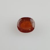 Loser Hessonit (Granat) - oval facettiert, ca.14.47ct, mit IDT-Zertifikat