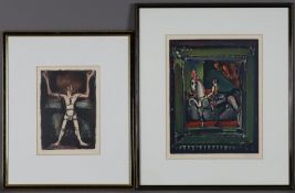 Rouault, Georges (1871-Paris-1958) - Zwei Farblithografien, 1x "L'Écuyère", 197