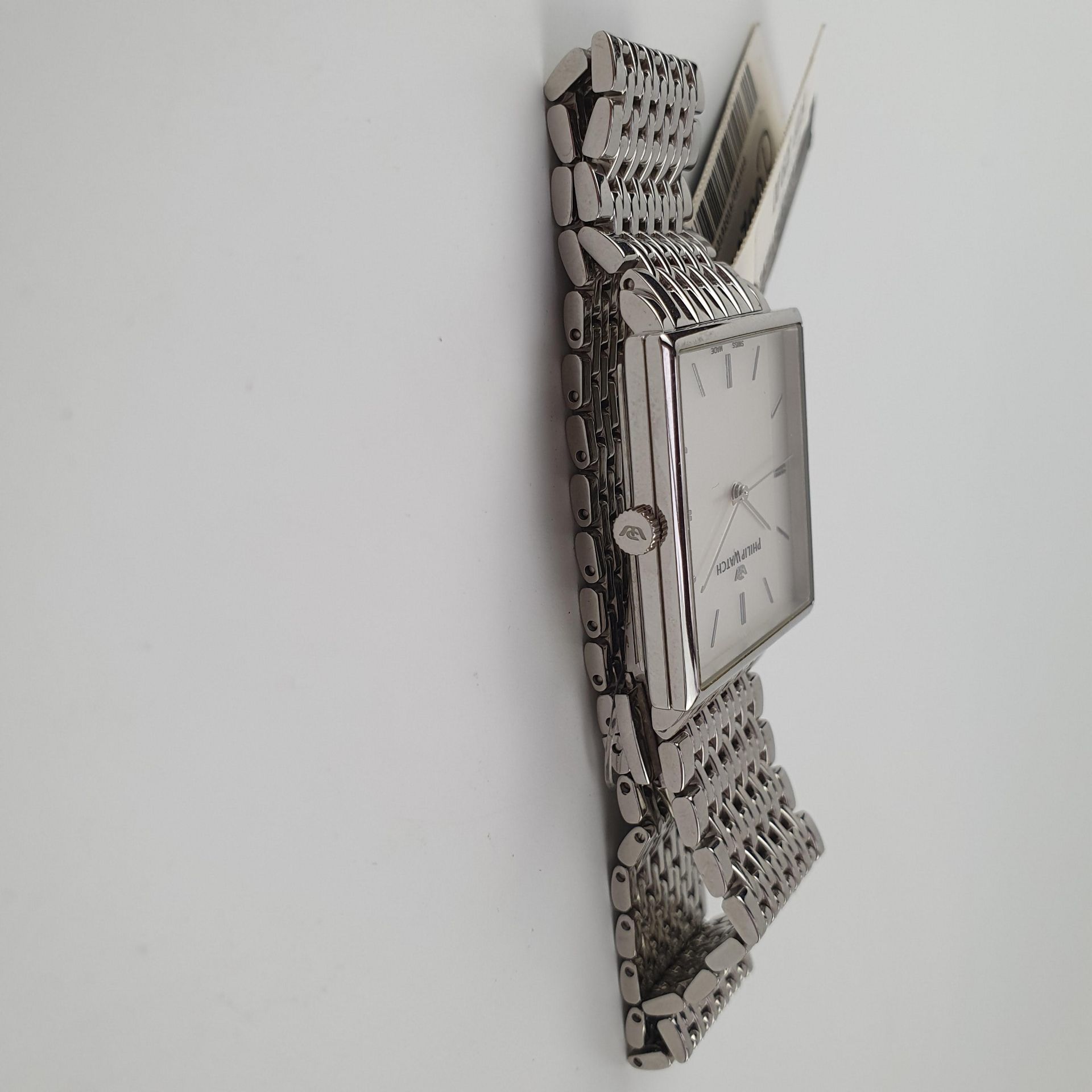 Armbanduhr Philip Watch - Quarzwerk, eckiges Edelstahlgehäuse, helles Zifferbla - Bild 3 aus 4
