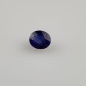 Loser Saphir- blauer Saphir, oval facettiert, ca.9.12ct, mit IDT-Zertifikat