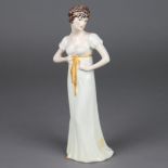Elegante Damenfigur " Reflections 1800" - Goebel, Steingut, polychrom bemalt in