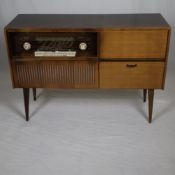 Loewe-Opta-Musikschrank "Mailand-Stereo" 32211 T/W - 1960er Jahre, rechteckiger