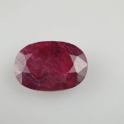 Großer geschliffener Rubin - oval facettiert, ca. 459ct, Sammlerstück, lose, mi