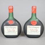 Zwei Flaschen Armagnac - "Vieil Armagnac, 25 Ans d'Age, B. Gelas et Fils" , Vic