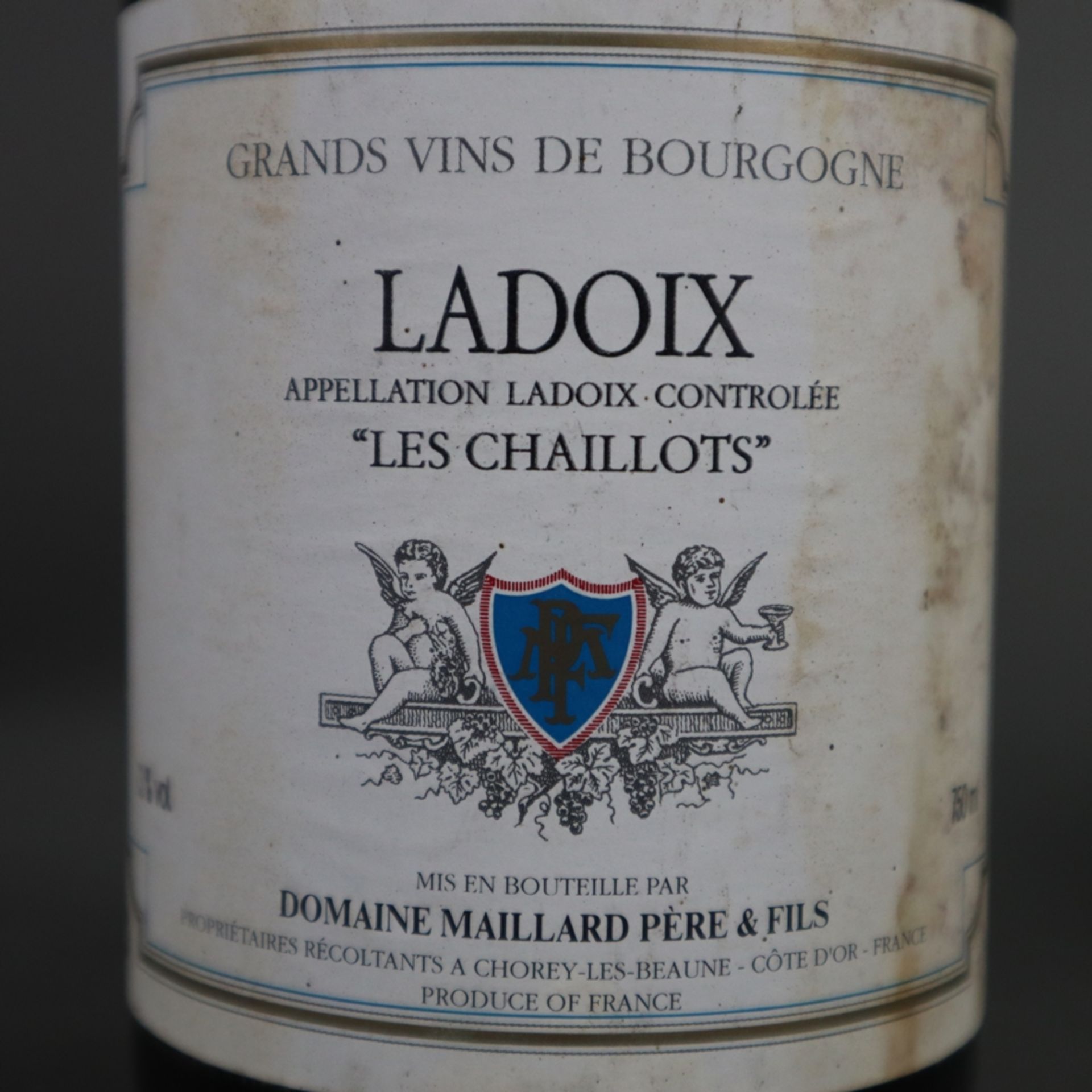 Weinkonvolut - 4 Flaschen: 2 x Ladoix "Les Chaillots" 1992, 2 x Chambolle-Musig - Bild 2 aus 5