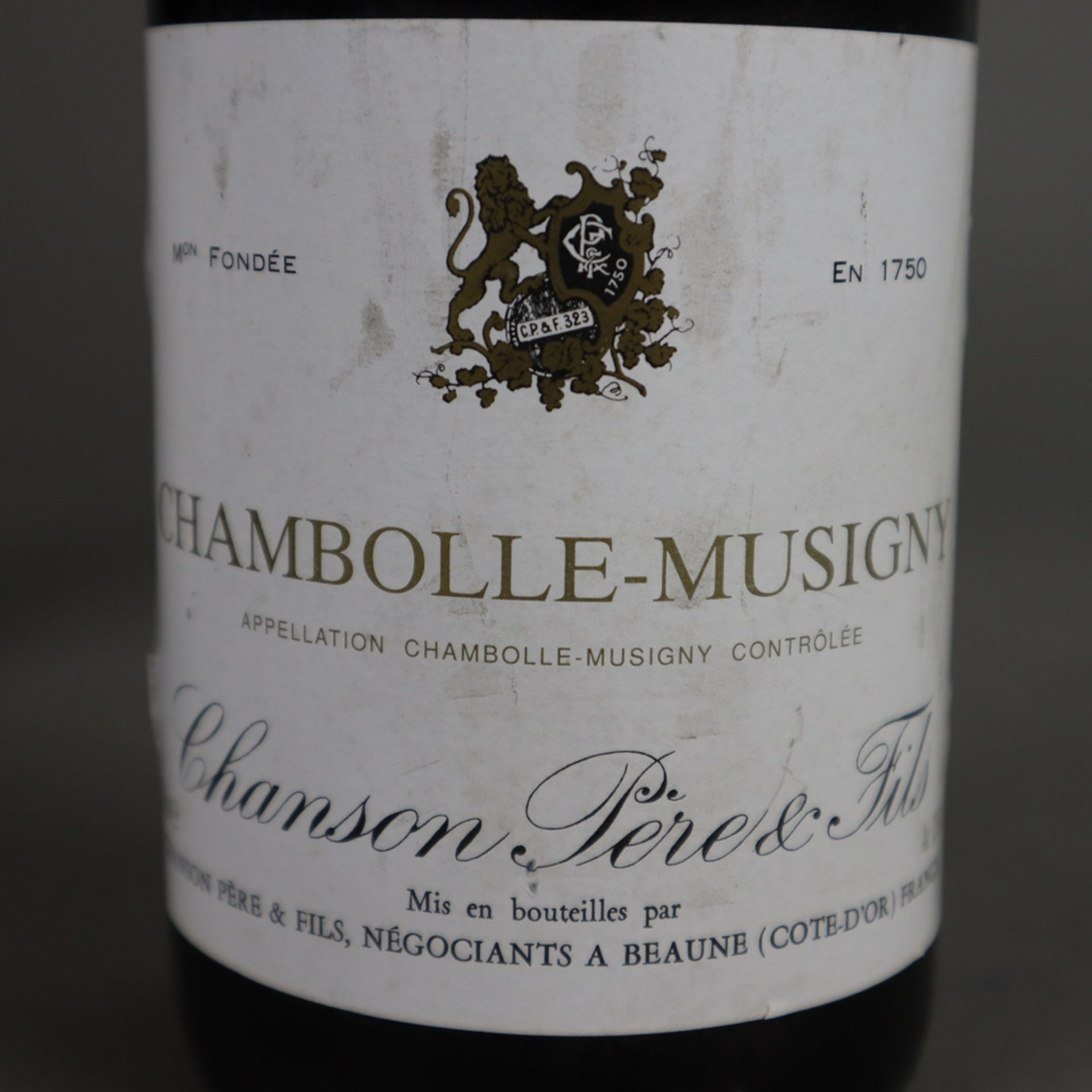 Weinkonvolut - 4 Flaschen: 2 x Ladoix "Les Chaillots" 1992, 2 x Chambolle-Musig - Bild 4 aus 5