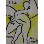 Chagall, Marc (1887 Witebsk - 1985 St. Paul de Vence) - Titelblatt der Bibel I,