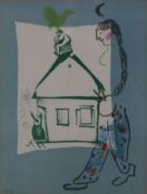 Chagall, Marc (1887 Witebsk - 1985 St. Paul de Vence) - "La maison de mon villa