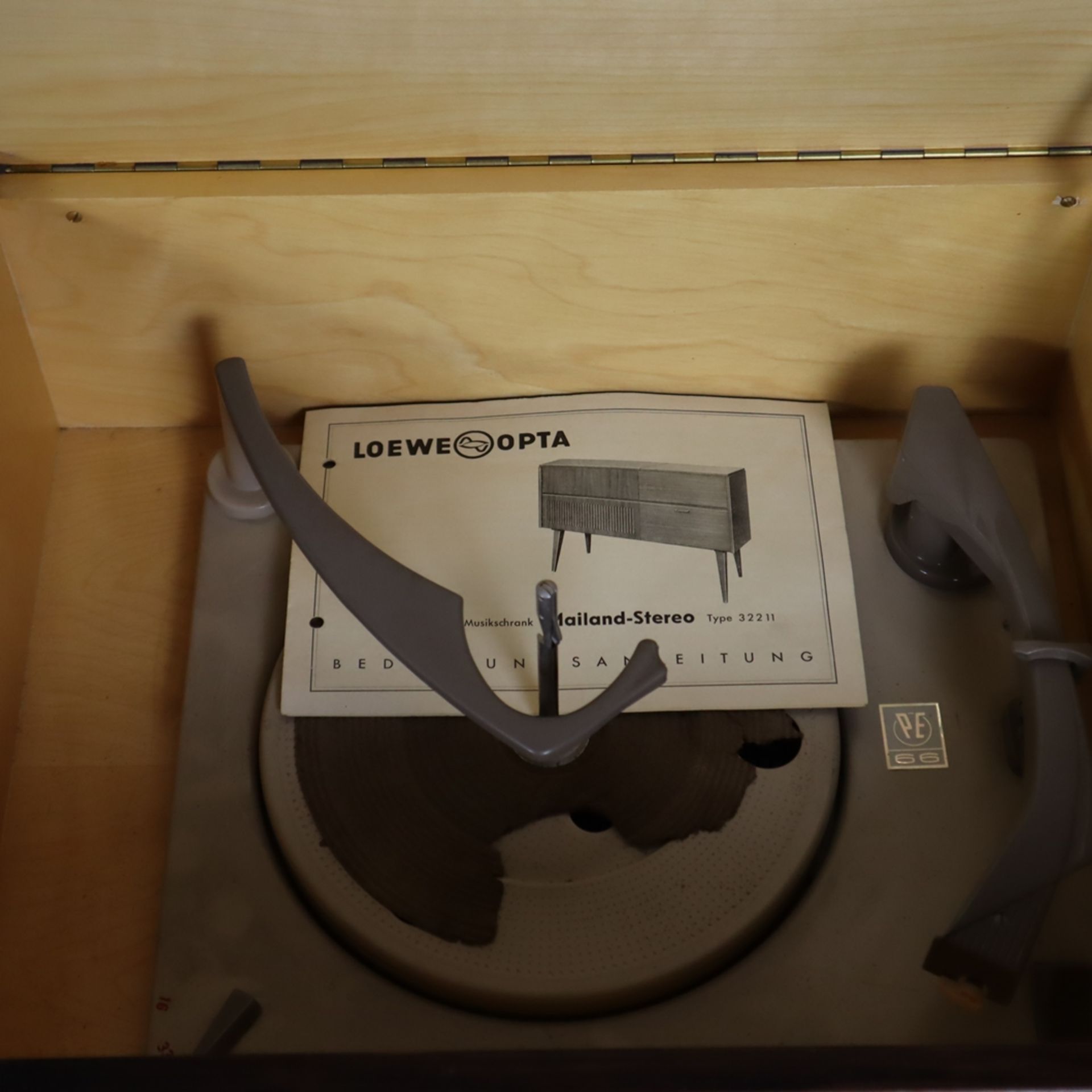 Loewe-Opta-Musikschrank "Mailand-Stereo" 32211 T/W - 1960er Jahre, rechteckiger - Bild 6 aus 14