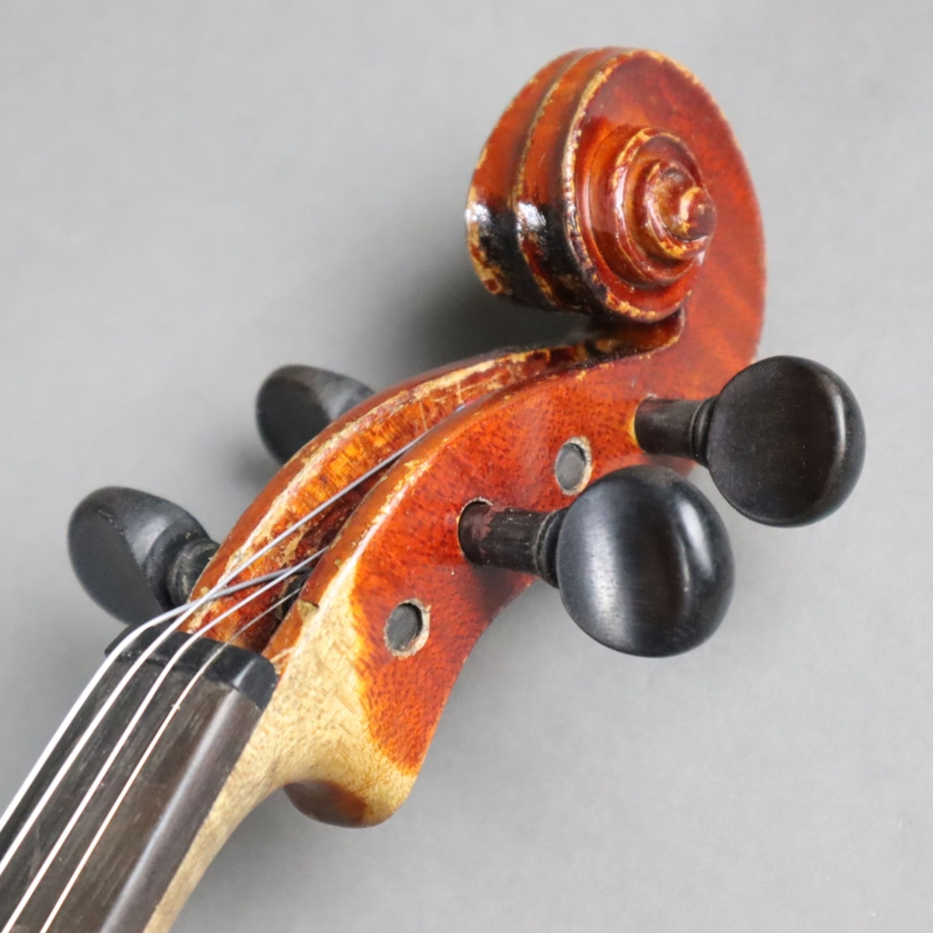 Geige - Charles Bailly, Frankreich, auf dem Etikett bezeichnet "Instruments de Solistes/ Charles Ba - Image 9 of 12